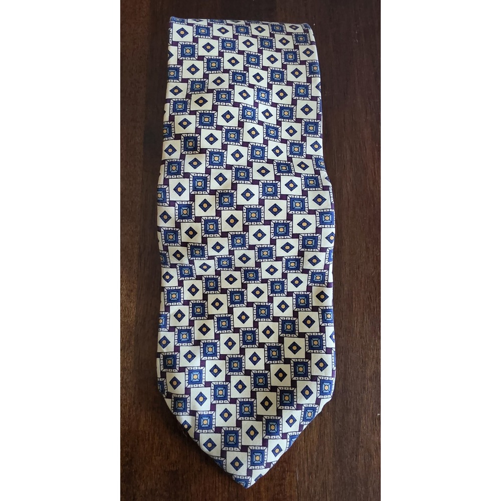 Hathaway Men Tie Multi-Color Classic 57in USA Made Necktie Neckwear